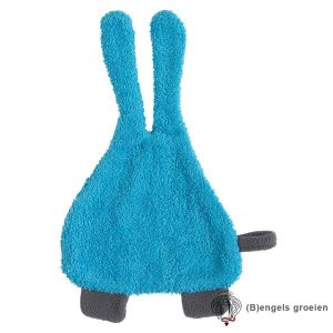 Speendoekje – Badstof – Aqua/Grijs