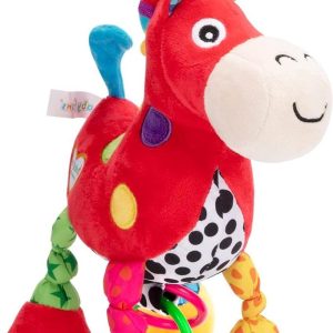 Babykinderwagen speelgoed pluche dier met bel – babyspeelgoed voor meisjes en jongens – clip-on autostoeltje speelgoed – peuters vanaf 3-24 maanden – HTML content toevoegen .